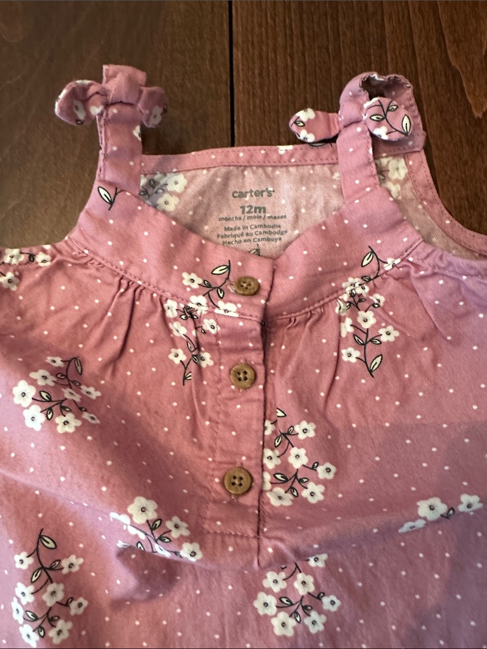 Carter’s Baby Girls Summer Floral Set - Picture 6 of 7